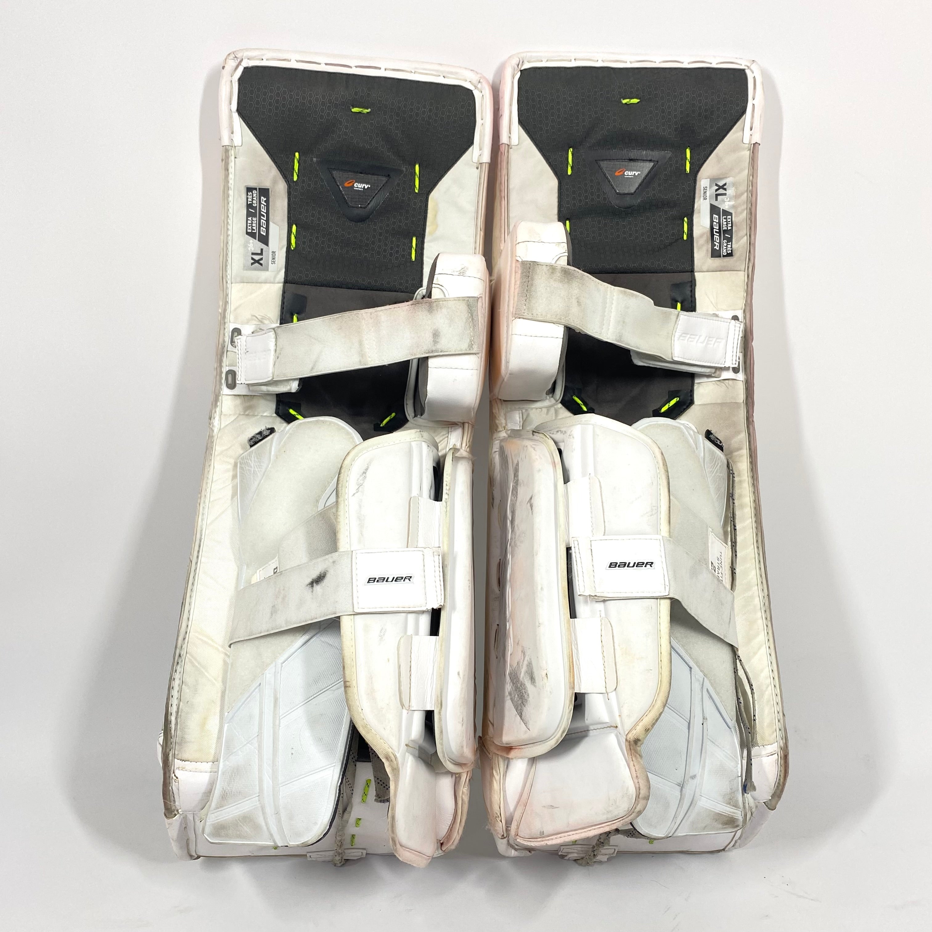 Bauer Vapor 2X Pro - Jambières de gardien senior d'occasion (blanches)